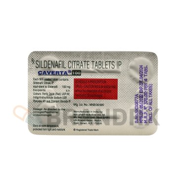 Caverta 100 mg Ranbaxy